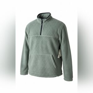 No Boundaries Olive Zip-Up Sweater